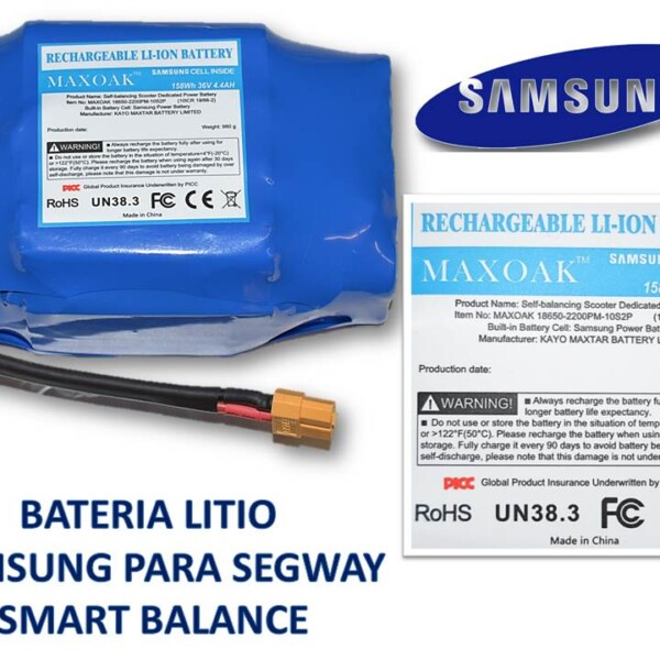 Batería SAMSUNG Hoverboard 36v. 4,4ah