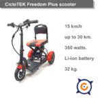 Silla 3 ruedas eléctrica