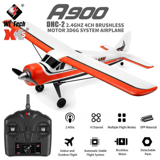 Avión Trainer Beaver XK-A900 Brushless - Emisora + Batería (Iniciación)
