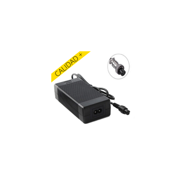 Cargador Clavija 3 Pines interiores 52V, 2A 5.5*2.1mmDC - CALIDAD A+ PRO