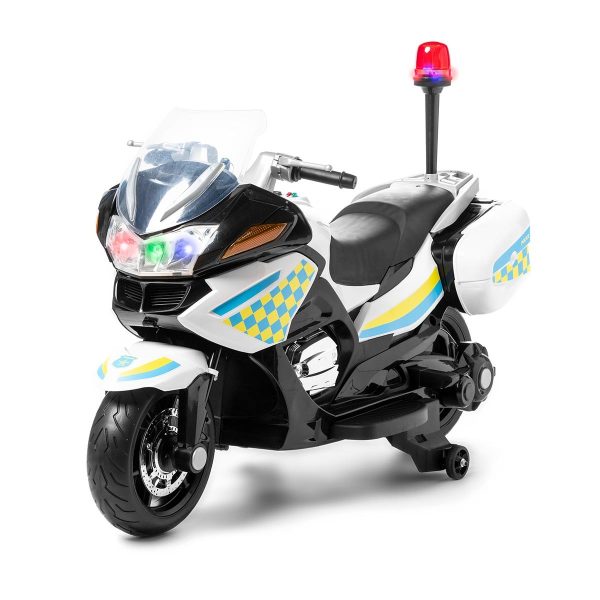 Moto infantil eléctrica de Policia Pro 24V (para 2 niños)