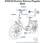 Bicicleta eléctrica Koolux BK6S 250W 48V 15.6AH - imagen 5