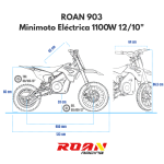 MiniCross eléctrica 1100W Roan 903 12"/10" - imagen 12