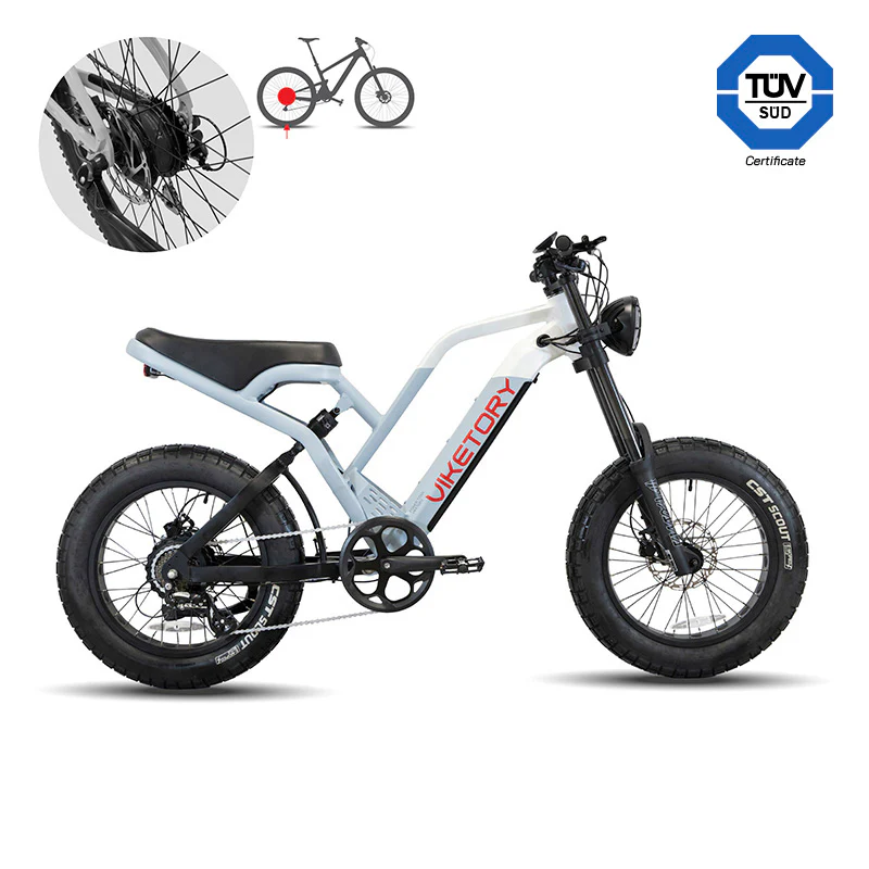 Con su imponente diseño y ruedas de gran tamaño, la NAVY no pasa desapercibida. Esta fatbike está hecha para destacar tanto por su robustez como por su estilo único. Su sillín alargado no solo le da un toque retro y urbano, sino que también ofrece mayor comodidad y libertad de movimiento. Construida para resistir, la NAVY es perfecta para recorrer terrenos difíciles, playas, caminos de tierra o simplemente dominar las calles con actitud. Su estructura sólida transmite seguridad y confianza en cada trayecto.